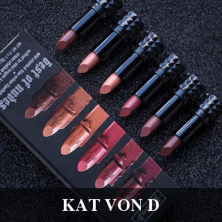 Kat Von D Best of Nudes Mini Studded Kiss Crème Lipstick Set Coffret Rouge a levres Edition Limitee Cadeau